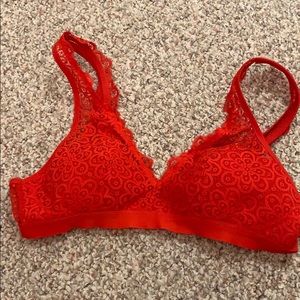 Red Lace Aerie Bralette